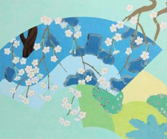 伊吹美郁『日和花扇(ひよりはなおうぎ)』